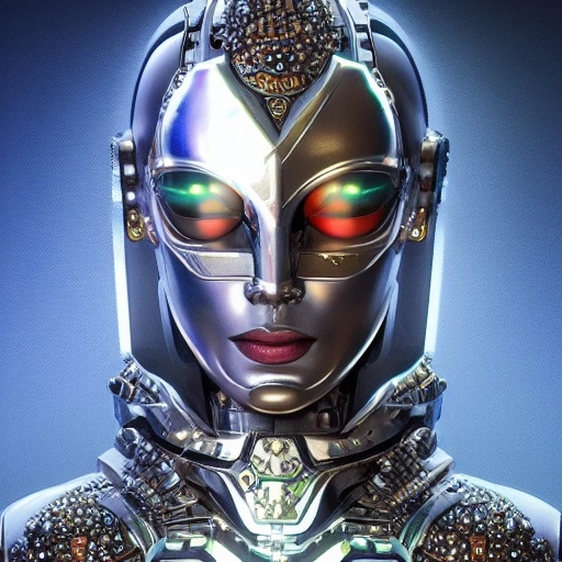 79694-1830019234-cyborg head, three-dimensional elements, cybernetic disguised cgi character design, fullface mask, standing character, bejewelle.webp